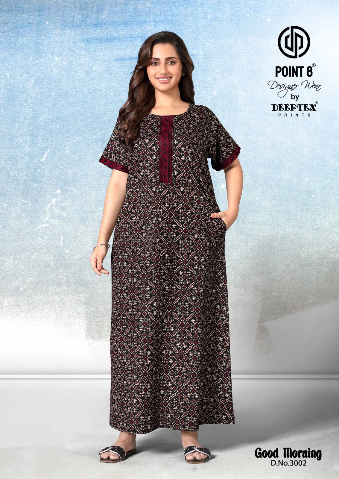 Good Morning Vol 3 By Deeptex Cotton Printed Wholesale Nighty Orders In India